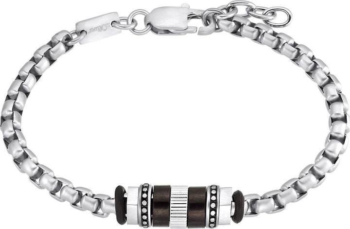 Produktbild S.Oliver Armschmuck für Herren, Edelstahl (20 cm, Edelstahl)