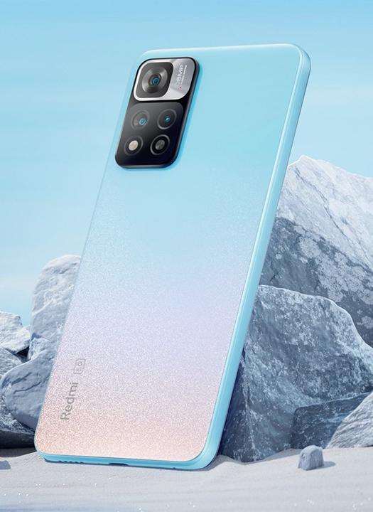 Actual product image Xiaomi Redmi Note 11 Pro+ 5G (256 GB, Star Blue, 6.67", Dual SIM, 108 Mpx, 5G)