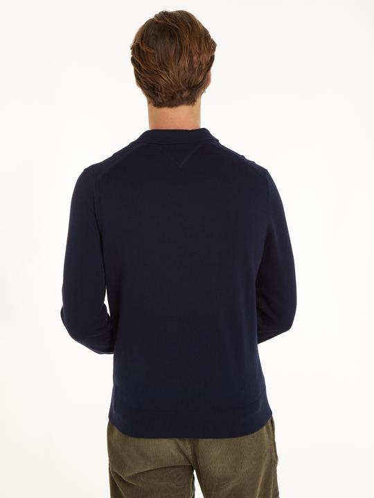 Image du produit Tommy Hilfiger Trui met kasjmier - Heren - Donkerblauw - Maat L (L)