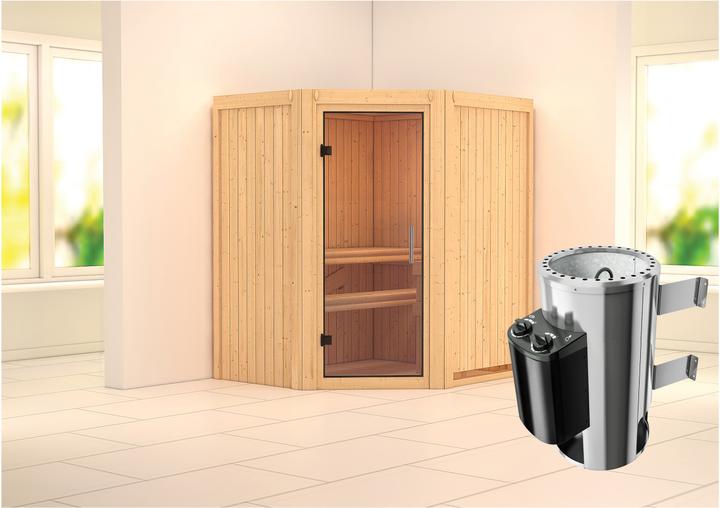 Produktbild Karibu Tonja ohne Dachkranz (Plug & Play 3,6 KW interne Steuerung)