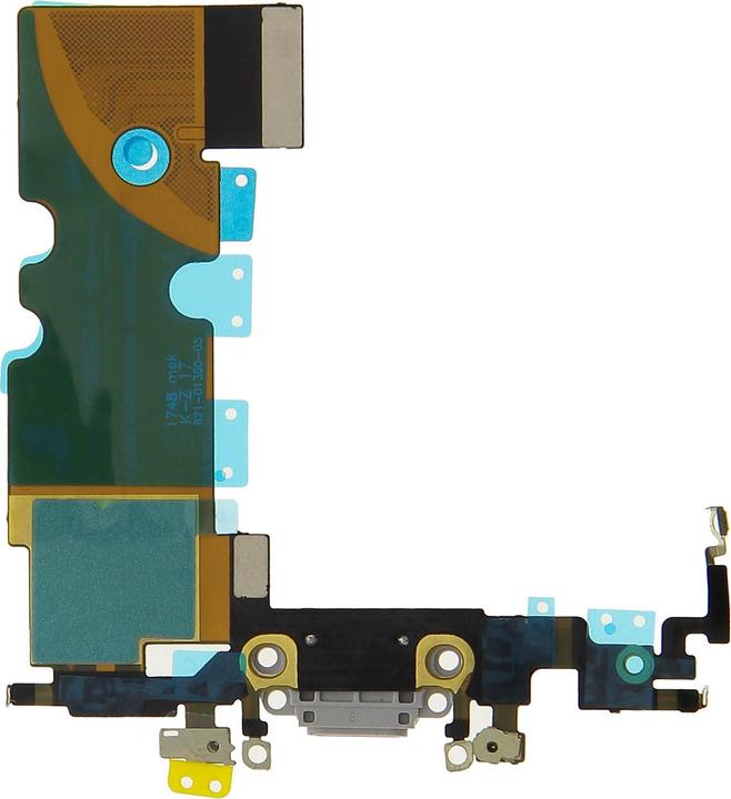 Image du produit - iPhone 8 Câble flexible avec connecteur de charge blanc (iPhone 8)