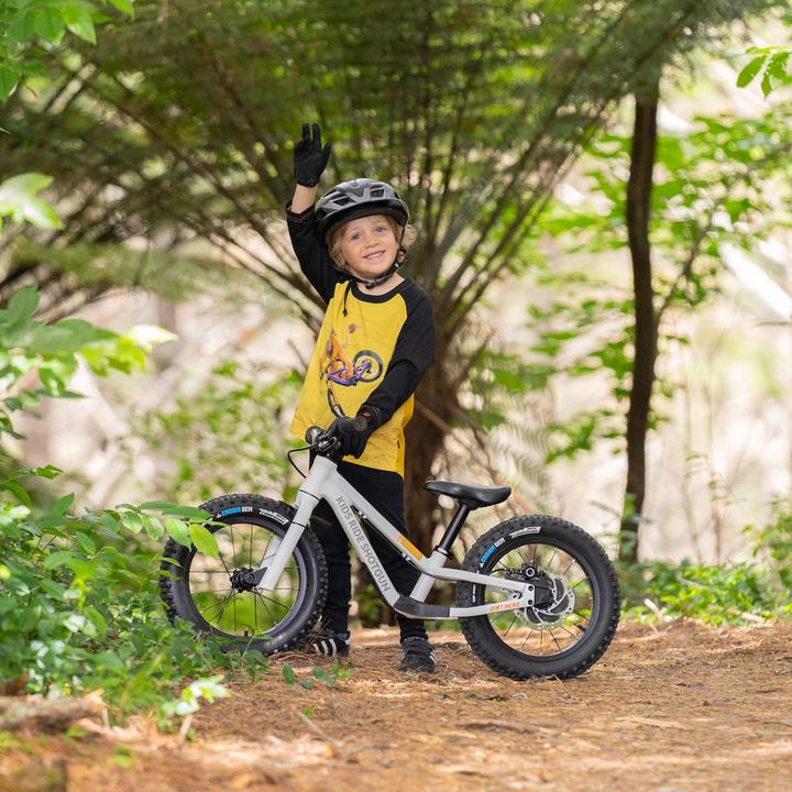 Produktbild Kids Ride Shotgun Lion Windproof Kids MTB Jersey (110, 116, 115 A)