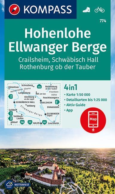 Immagine prodotto Mappa escursionistica Hohenlohe, Ellwange