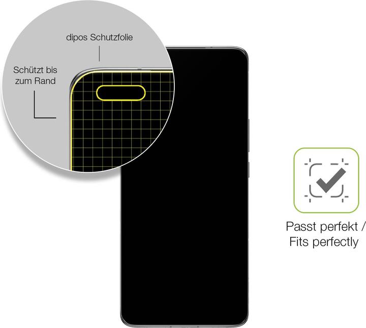 Image du produit Dipos Film de Protection d’écran Full-Cover Anti-reflet (1 pièce(s), Honor Magic 4 Pro)