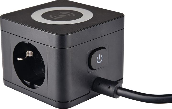 Actual product image As - Schwabe Steckdosentower (5 x, CEE 7/3, USB, 1.50 m)