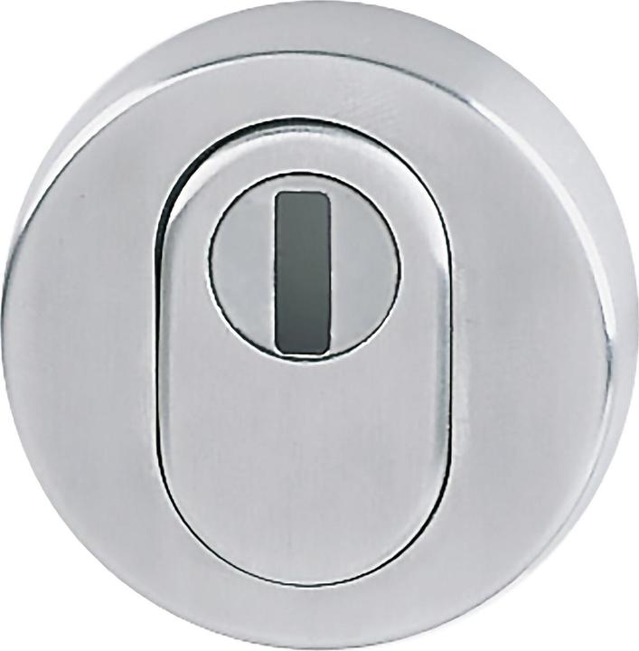 Image du produit Hoppe Rosace de protection E42ZNSB-ZA Acier inoxydable F69 ronde avec cache-cylindre Épaisseur 15 mm (Poignée de porte)