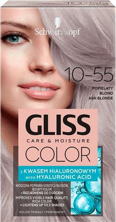Actual product image Schwarzkopf Gliss Color (10-55 Ash Blonde)