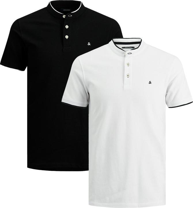 Produktbild Jack & Jones 2er Pack Paulos Mao Poloshirt (L)