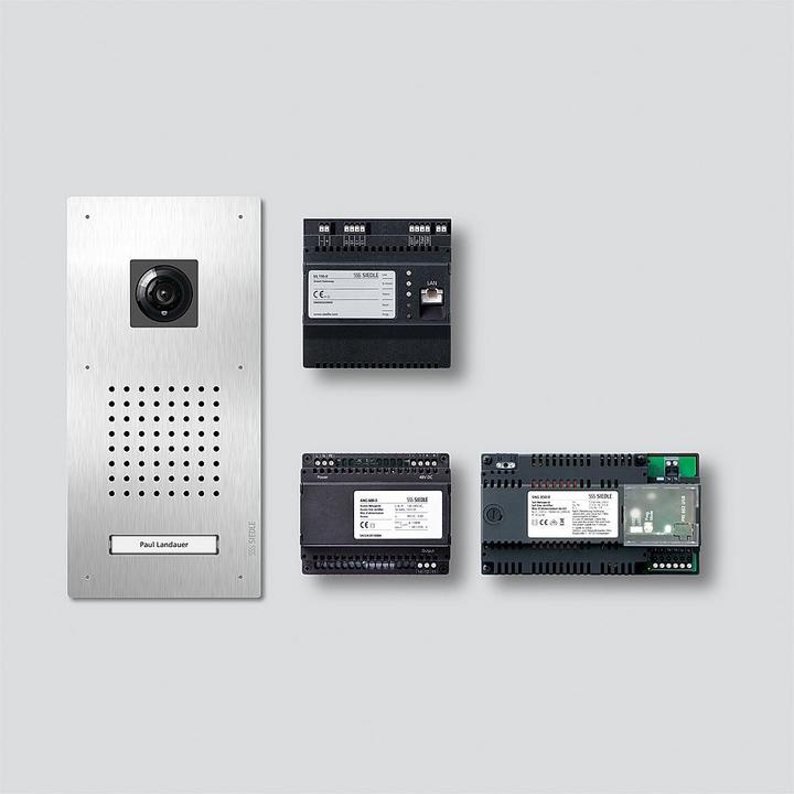 Actual product image Siedle 210010051-00 SET CLVSG 850-1 Video stainless steel brushed Intercom set
