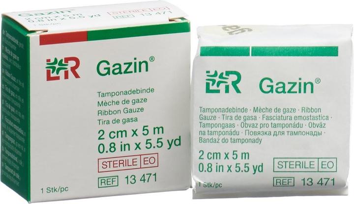 Produktbild Gazin Tamponadebinden 2cmx5m steril