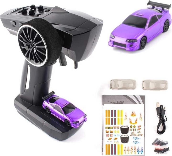 Image du produit Turbo Racing 1:76 C73 Sports RC Car RTR violet (RTR Prêt à fonctionner)