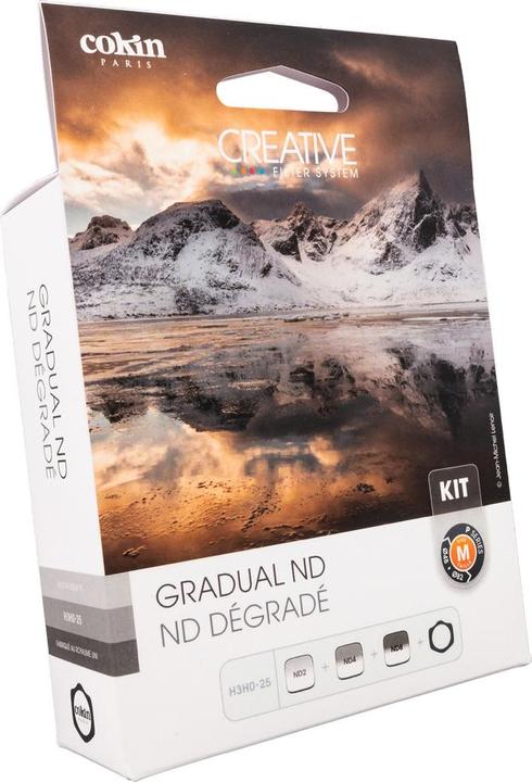 Immagine prodotto Cokin H3H0-25 Kit filtro ND graduale + supporto filtro (82 mm, Filtri grigi, 82 mm)