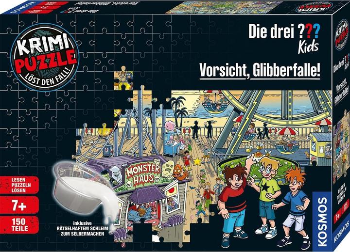 Immagine prodotto Kosmos Puzzle del mistero: I tre bambini - Attenzione, trappola di goo! (150 pezzi)