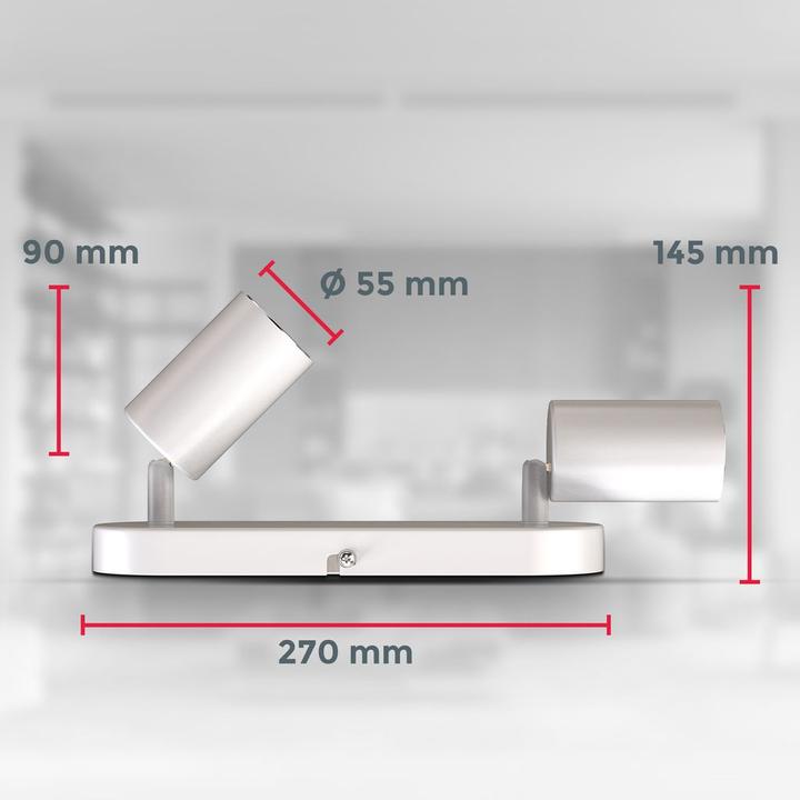 Actual product image B.K.Licht Spotlights, Spots & Surface Mounted Spotlights (GU10)