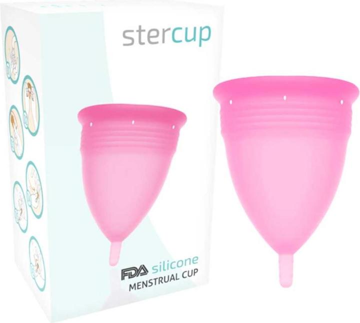 Stercup Menstrual Cup Grösse L Rosa Farbe Fda Silicone (L)