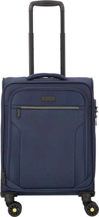 Image du produit D&N Travel Line 9704 4 roues trolley cabine S 55 cm avec soufflet extensible (38 l, Bagage à main (jusqu'à 50l))