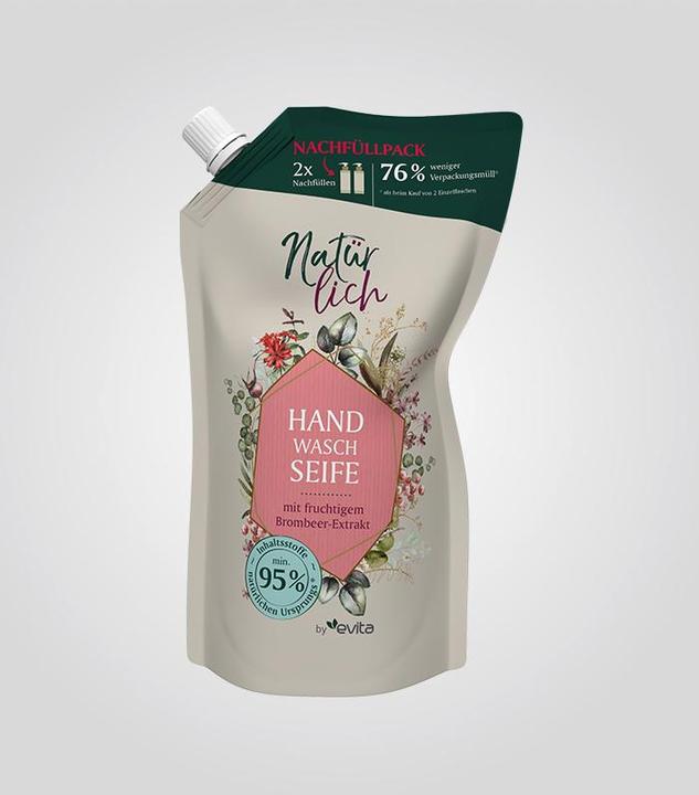 Natürlich by evita Handwaschseife Brombeere 600 ml (600 ml)