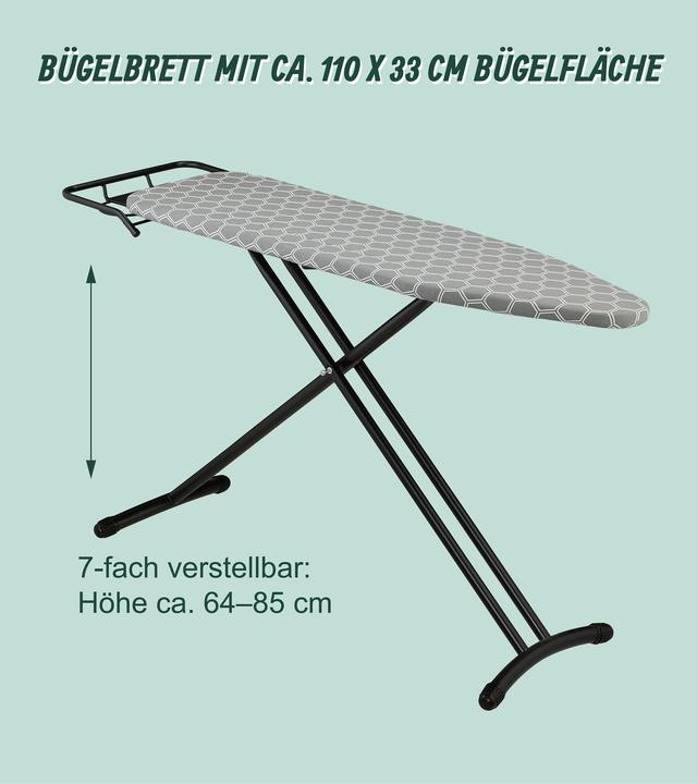 Produktbild Relaxdays Bügelbrett (110 x 33 cm)