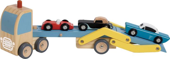 Produktbild Classic World Holztransporter mit 3 Autos