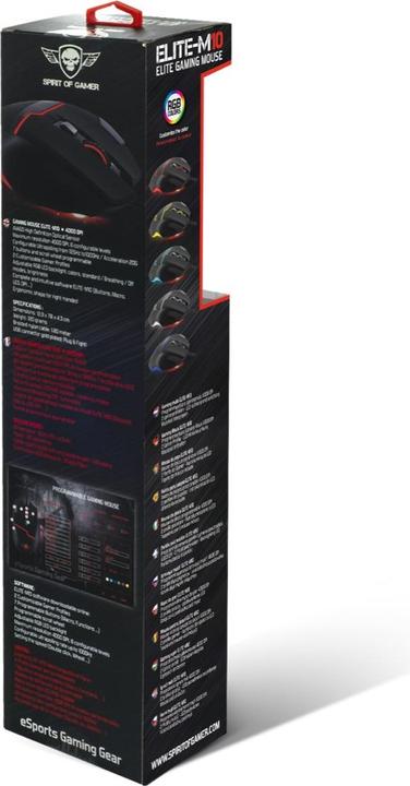 Immagine prodotto Spirit Of Gamer Elite M10 Pack (Cablato)
