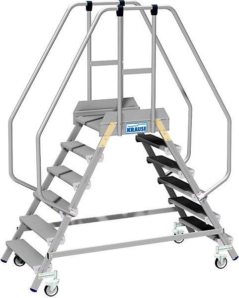 Immagine prodotto Krause Scala a piattaforma con corrimano extra alto (Scala a pioli, 225 cm)
