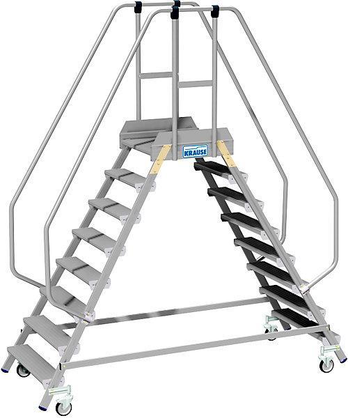 Immagine prodotto Krause Scala a piattaforma con corrimano extra alto (Scala a pioli, 280 cm)