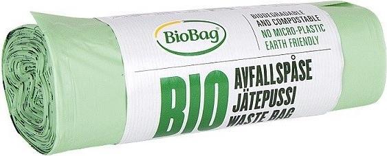 Biobag International Bags For Organic And Mixed Waste, 35 L, 20 pieces (Compostable And Biodegradable) (20 x, 35 l)