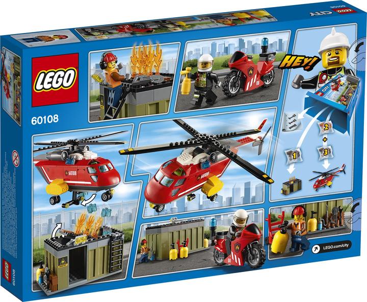 Image du produit LEGO Unité d'extinction des pompiers (60108, LEGO City)