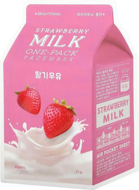 Image du produit A'Pieu Strawberry Milk One Pack Sheet Mask (1000 ml)