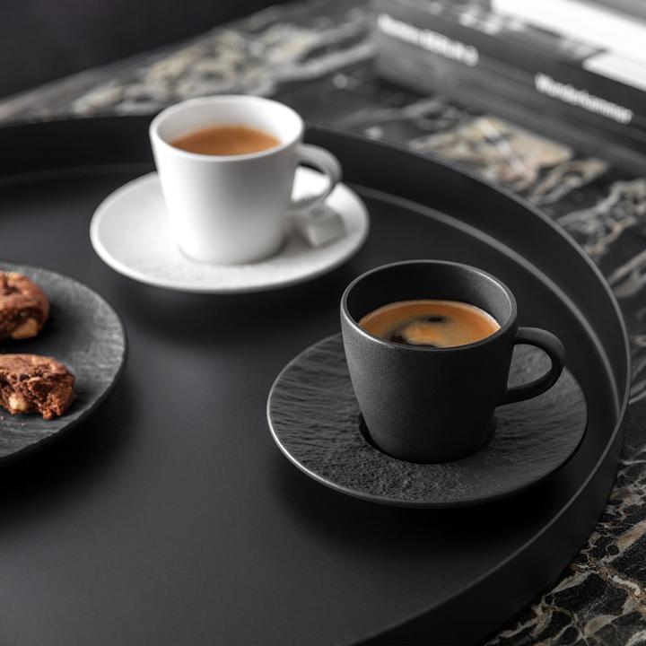 Produktbild Villeroy & Boch Espressotasse mit Untertasse Manufacture Rock (60 ml, 1 x)