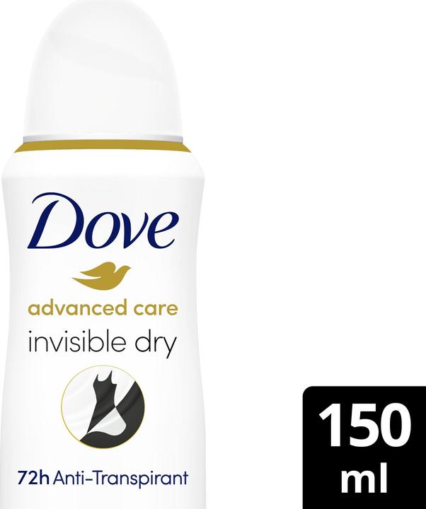 Produktbild Dove Deo-Spray Antitranspirant Advanced Care Invisible Dry 150 ml (Spray, 150 ml)