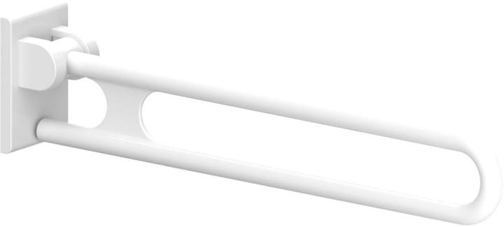 Image du produit Normbau Barre d'appui pliante Nylon Care 850mm, blanc