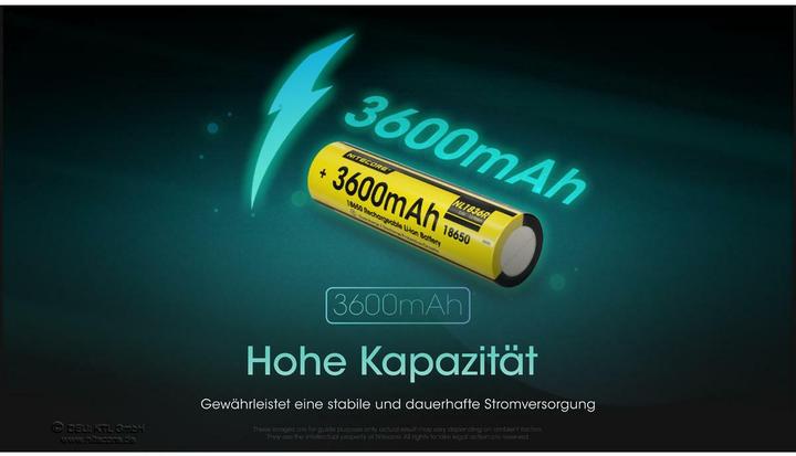 Produktbild Nitecore Li-Ion Akku Typ 18650 - 3600mAh - NL1836R