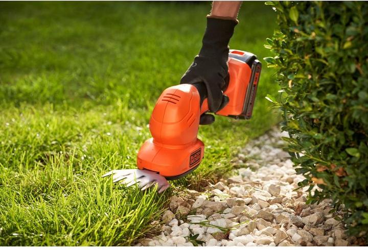 Immagine prodotto Black & Decker Cesoie per erba e arbusti a batteria da 18 V senza batteria e caricatore (Tagliasiepi a batteria)