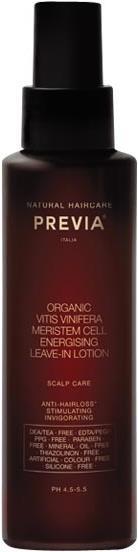 Actual product image Previa Organic Vitis Vinifera Meristem Cell Energising Leave-In Lotion (100 ml)