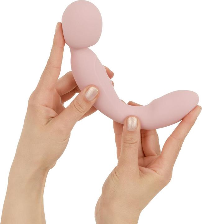 Actual product image Good Vibes Only - Simi - Double Sided Wand Vibrator - Pink