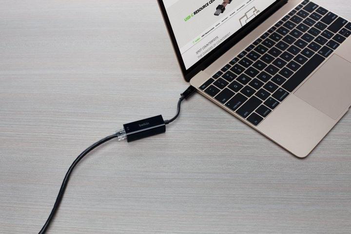 Actual product image Belkin USB C to Gigabit Ethernet adapter (USB-C 3.0)