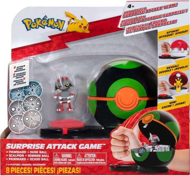Produktbild Jazwares Pokémon Surprise Attack Game Gladiantri mit Finsterball