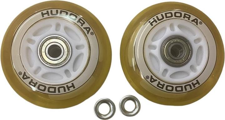 Hudora 2 LED light rollers for caster board