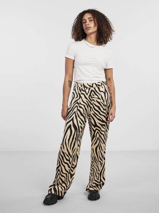 Actual product image Pieces PCZEBRANE Satin Trousers (S)