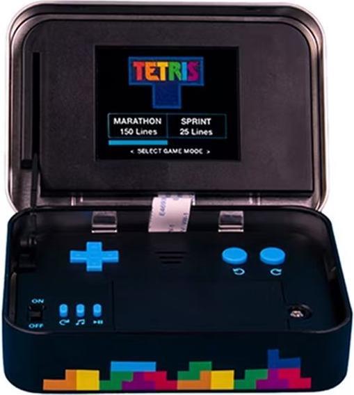 Actual product image Fizz Creations Tetris Arcade in a Tin