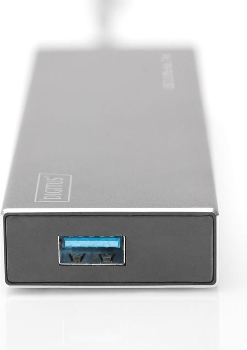 Immagine prodotto Digitus Hub 7 porte USB 3.0 SuperSpeed, alimentatore, alluminio HQ (USB-A, 7 Porti)