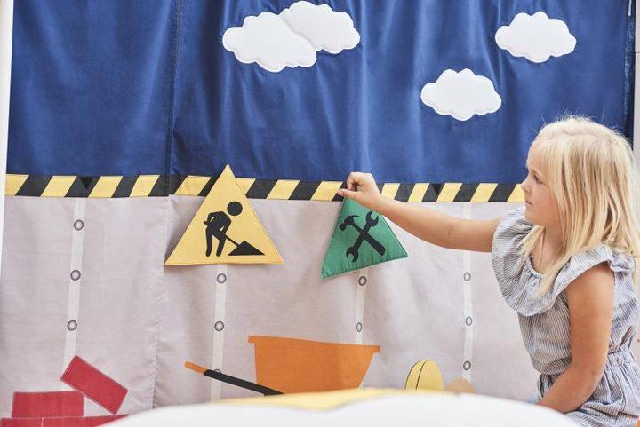 Produktbild Hoppekids Vorhang für Mittelhochbett