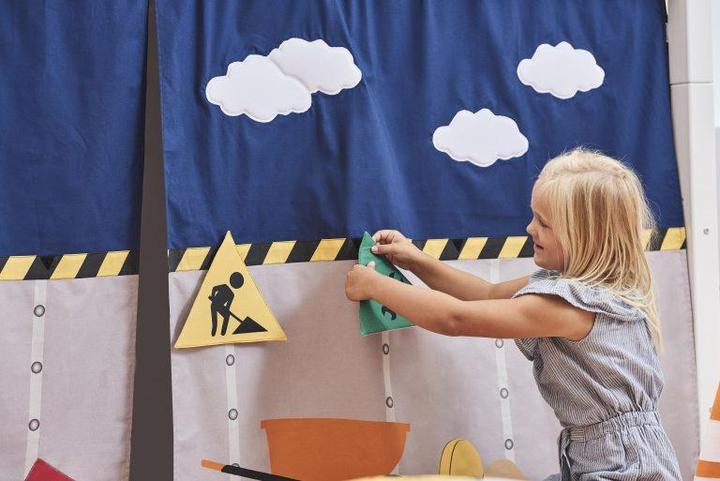 Produktbild Hoppekids Vorhang für Mittelhochbett