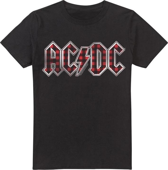 Immagine prodotto AC/DC Maglietta Logo Plaid Uomo (XXL)