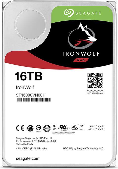 Actual product image Seagate IronWolf (16 TB, 3.5", CMR)