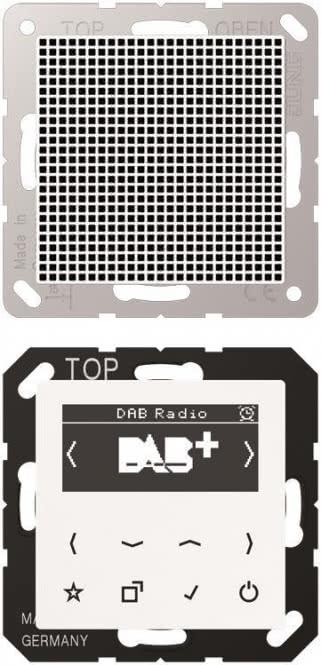 JUNG Smart Radio DABA1WW DAB+ Set Mono (DAB+, VHF)