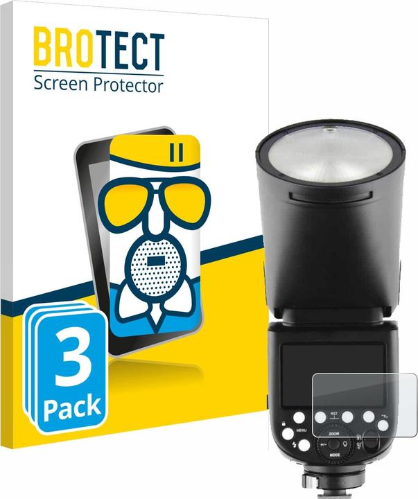 Produktbild BROTECT AirGlass Panzerglasfolie Matt (Blitzgerät Adapter)