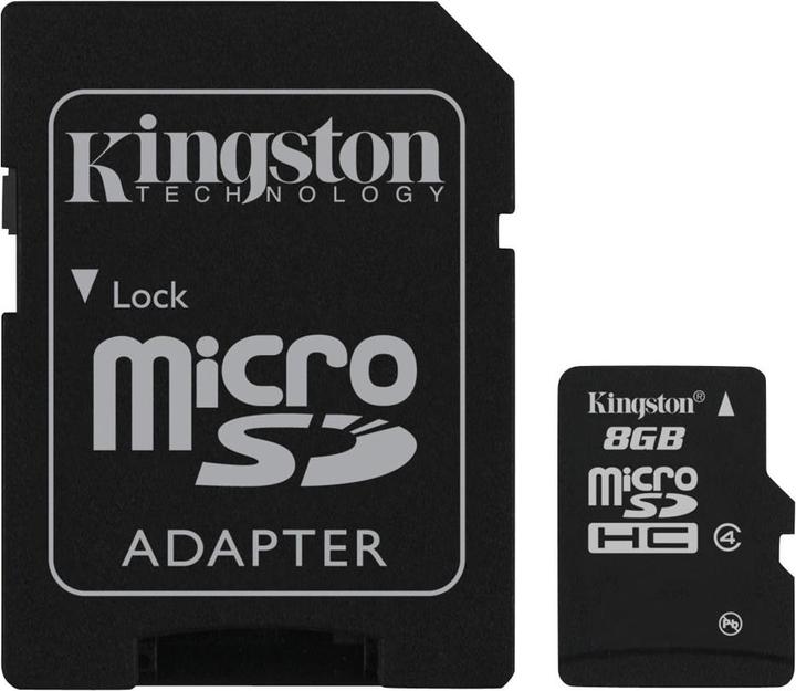 Kingston microSDHC 8GB (8 GB, microSDHC)