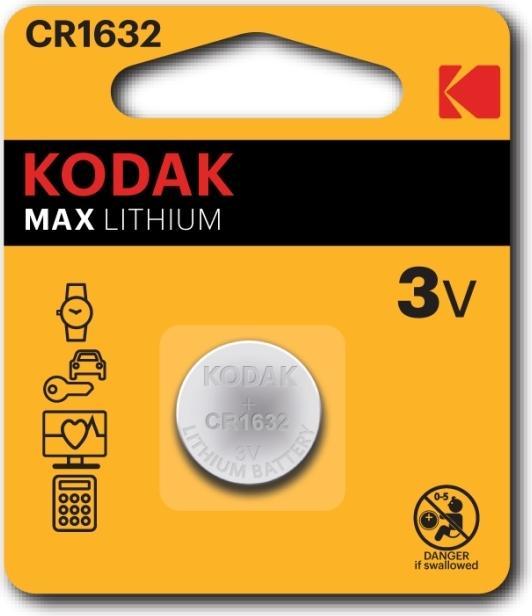 Actual product image Kodak MAX Knapcelle battery CR1632 (2 pcs., CR1632, 120 mAh)
